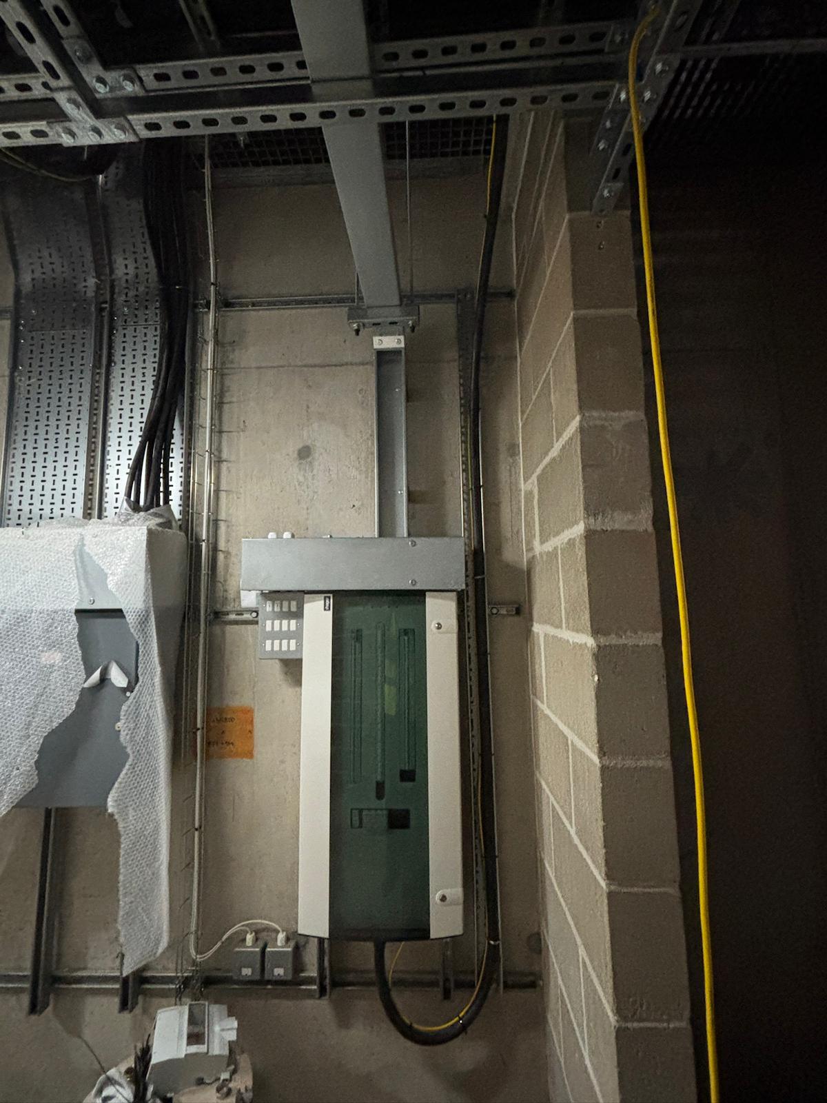 Electrical riser and commercial electrical installation work